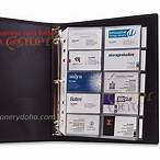 a4 folder with business card slot